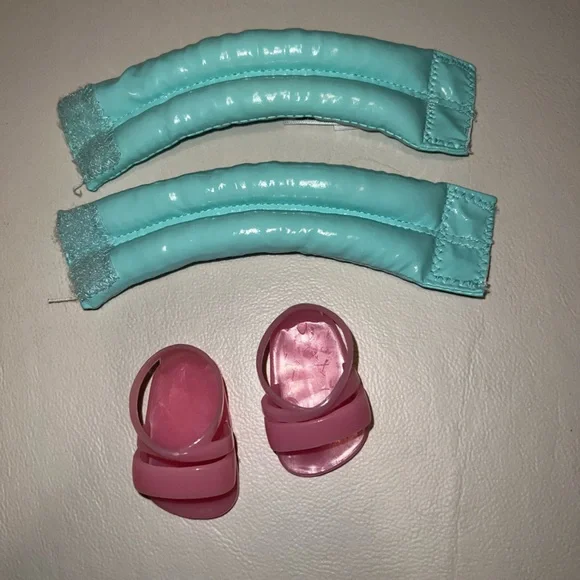 American Girl Bitty Baby Polka Dot Beach Set with Flamingo Float